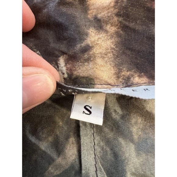 Bryn Walker Sheer Floral Jacket Small Open Front Lagenlook Artsy USA - Picture 4 of 10